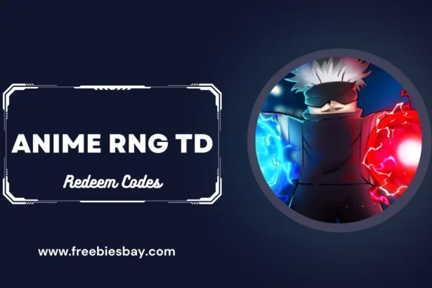 Anime RNG TD Codes